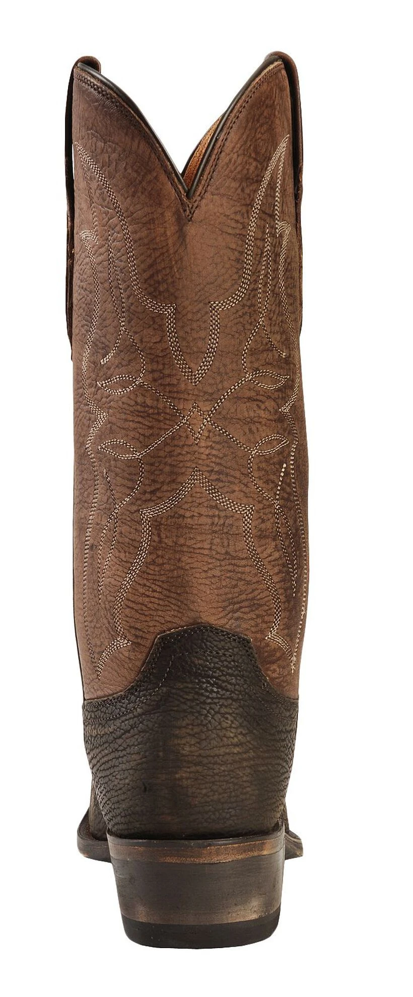 Lucchese Men's Handmade 1883 Carl Sanded Shark Western Boots - Square Toe