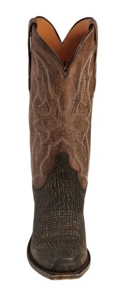 Lucchese Men's Handmade 1883 Carl Sanded Shark Western Boots - Square Toe 12 Lucchese Men's Handmade 1883 Carl Sanded Shark Western Boots - Square Toe -Western Cowboy Equipment Store 034A89 47 FT