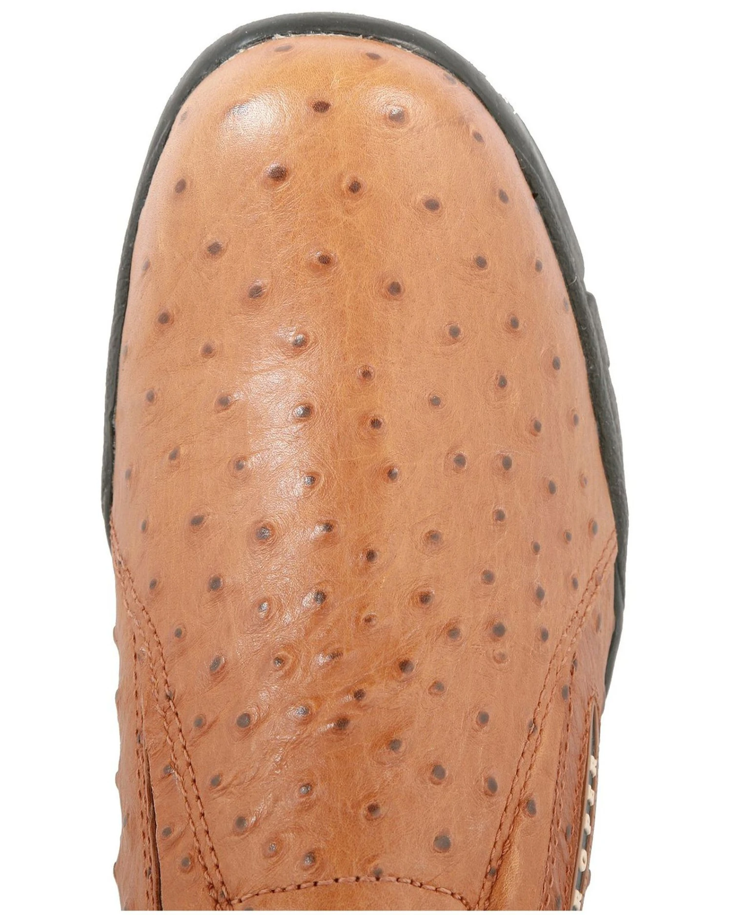 Roper Ostrich Print Leather Slip-On Shoes 4 Roper Ostrich Print Leather Slip-On Shoes - Image 2