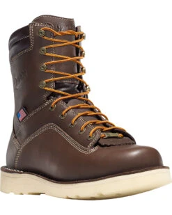 Danner Men's Quarry USA 8" Wedge Work Boots - Alloy Toe -Western Cowboy Equipment Store 0502K9 41 P1