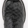 Ferrini Men's Full-Quill Ostrich Embroidered Western Boots - Broad Square Toe -Western Cowboy Equipment Store 066845 89 P6