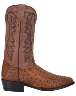 Dan Post Men's Tempe Full Quill Ostrich Western Boots - Medium Toe 12 Dan Post Men's Tempe Full Quill Ostrich Western Boots - Medium Toe -Western Cowboy Equipment Store 066850 C9 P2
