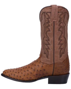 Dan Post Men's Tempe Full Quill Ostrich Western Boots - Medium Toe 11 Dan Post Men's Tempe Full Quill Ostrich Western Boots - Medium Toe -Western Cowboy Equipment Store 066850 C9 P3