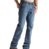 Ariat Men's FR M4 Medium Wash Relaxed Basic Bootcut Jeans 1 Ariat Men's FR M4 Medium Wash Relaxed Basic Bootcut Jeans -Western Cowboy Equipment Store 086839 7030 P2