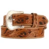 Tony Lama Men's Floral Tooled Leather Belt - Reg & Big -Western Cowboy Equipment Store 120153 22 P1