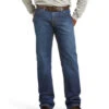Ariat Men's FR M4 Medium Wash Relaxed Basic Bootcut Jeans - Big -Western Cowboy Equipment Store 2000144562 402 P1