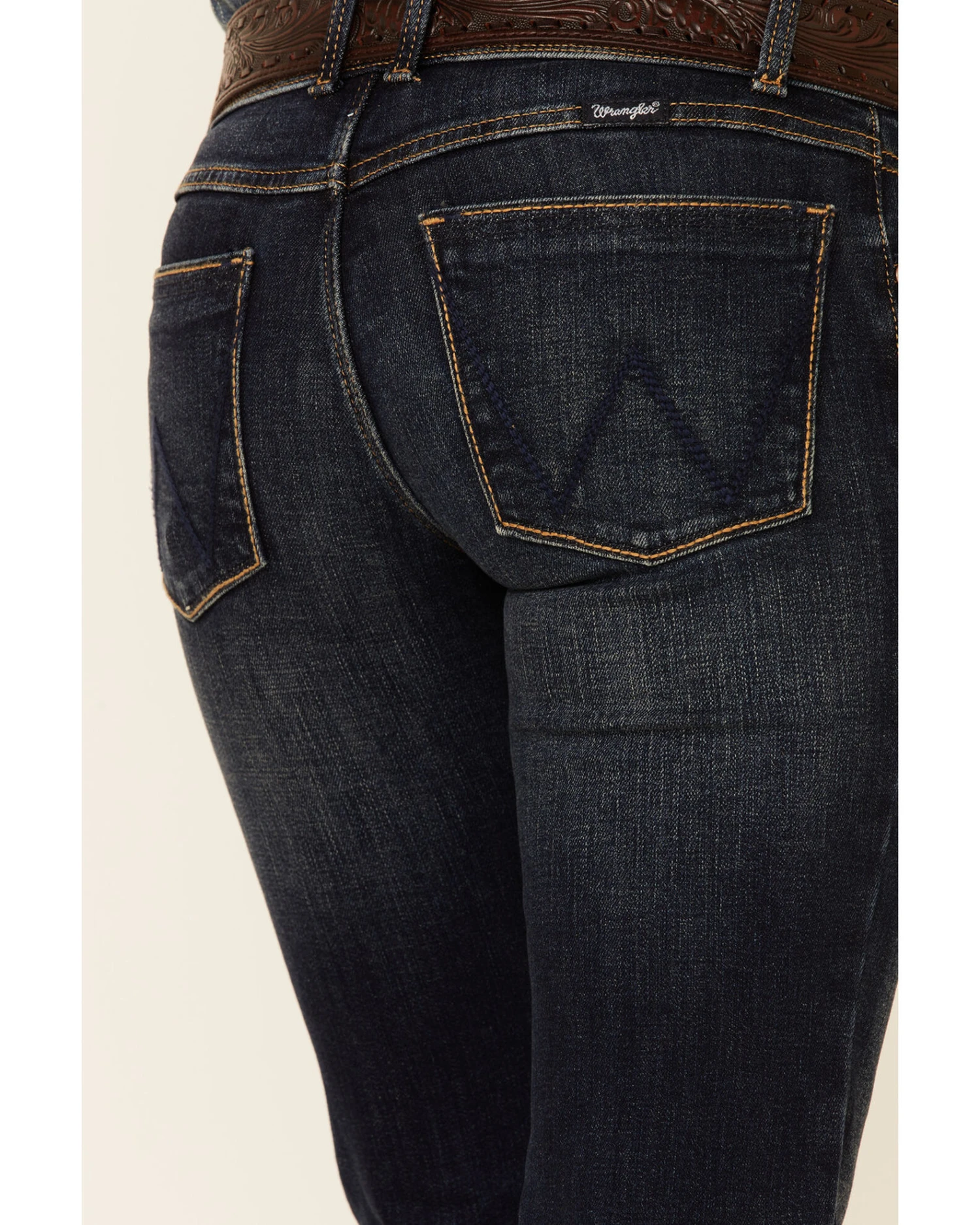 Wrangler Retro Women's Dark Wash Sadie Jeans 7 Wrangler Retro Women's Dark Wash Sadie Jeans - Image 5