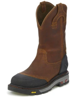 Justin Men's Chestnut Warhawk Waterproof Work Boots - Composite Toe -Western Cowboy Equipment Store 2000242545 203 P2