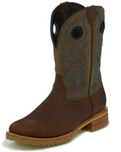 Justin Men's Marshal Waterproof Western Work Boots - Square Toe -Western Cowboy Equipment Store 2000242550 020 P2
