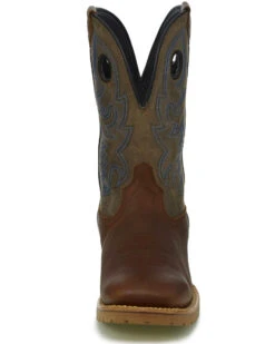 Justin Men's Marshal Waterproof Western Work Boots - Square Toe -Western Cowboy Equipment Store 2000242550 020 P4