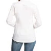 Ariat Women's Kirby White Stretch Button Down Long Sleeve Shirt -Western Cowboy Equipment Store 2000259727 100 P2