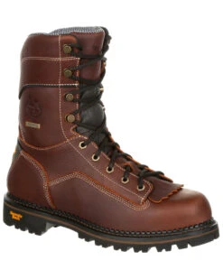 Georgia Boot Men's Amp LT Waterproof Logger Boots - Round Toe 11 Georgia Boot Men's Amp LT Waterproof Logger Boots - Round Toe -Western Cowboy Equipment Store 2000272181 200 P1
