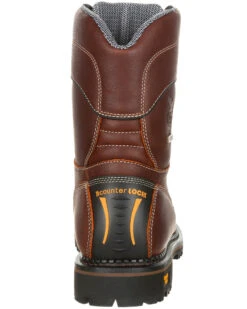 Georgia Boot Men's Amp LT Waterproof Low Heel Work Boots - Composite Toe -Western Cowboy Equipment Store 2000272182 200 P4