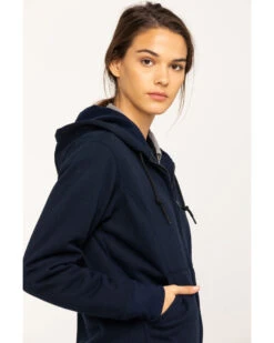 Carhartt Women's FR Rain Defender Hooded Heavyweight Zip Sweatshirt