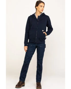 Carhartt Women's FR Rain Defender Hooded Heavyweight Zip Sweatshirt -Western Cowboy Equipment Store 2000278313 410 P6