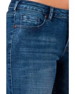 Cowgirl Tuff Women's Medium Wash Natural Waist Trousers -Western Cowboy Equipment Store 2000281432 400 P6