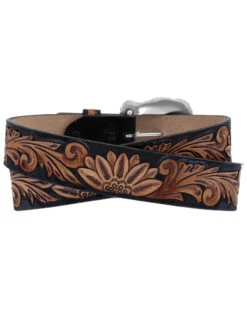 Tony Lama Women's Delheart Daisy Western Belt -Western Cowboy Equipment Store 2000285376 001 P2