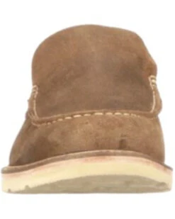 Lucchese Men's Olive Suede After-Ride Slip-On Casual Moccasin - Moc Toe -Western Cowboy Equipment Store 2000286731 341 P3