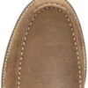 Lucchese Men's Olive Suede After-Ride Slip-On Casual Moccasin - Moc Toe -Western Cowboy Equipment Store 2000286731 341 P5