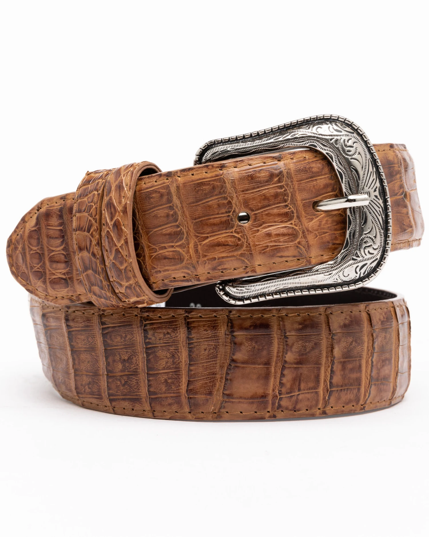 Cody James Men's Brown Hornback Caiman Exotic Belt 3 Cody James Men's Brown Hornback Caiman Exotic Belt