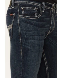 Rock & Roll Denim Men's FR Dark Reflex Revolver Slim Straight Work Jeans 9 Rock & Roll Denim Men's FR Dark Reflex Revolver Slim Straight Work Jeans -Western Cowboy Equipment Store 2000323863 401 P4