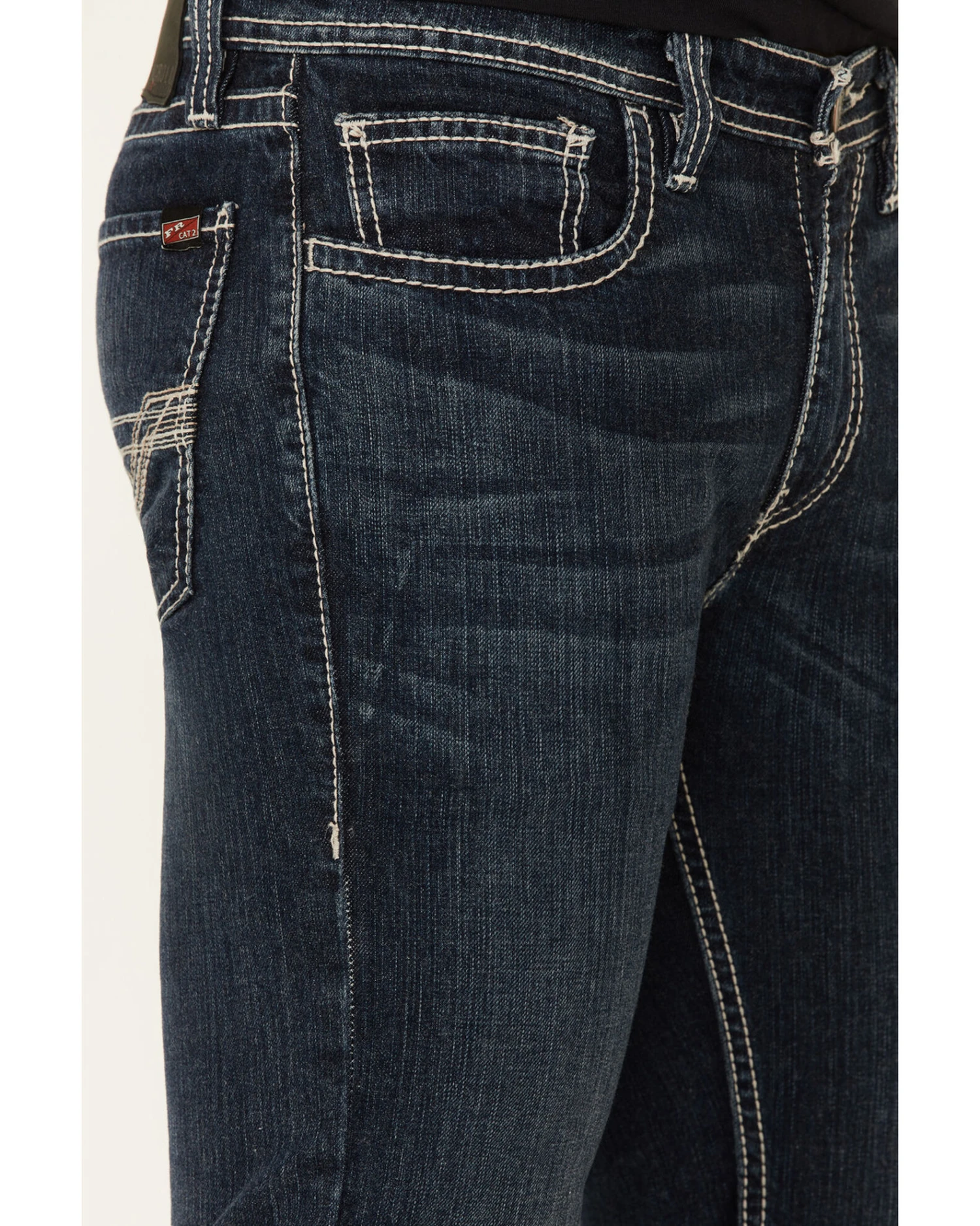 Rock & Roll Denim Men's FR Dark Reflex Revolver Slim Straight Work Jeans 5 Rock & Roll Denim Men's FR Dark Reflex Revolver Slim Straight Work Jeans - Image 3