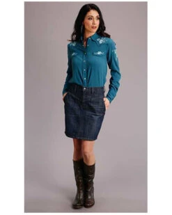 Stetson Women's Dark Denim Skirt