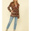 Cripple Creek Women's Orange Striped Blanket Wrap Jacket -Western Cowboy Equipment Store 2000327628 800 P3