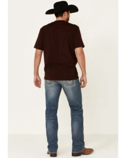 Rock & Roll Denim Men's Pistol Med Stretch Regular Straight Leg Jeans -Western Cowboy Equipment Store 2000333353 400 P3