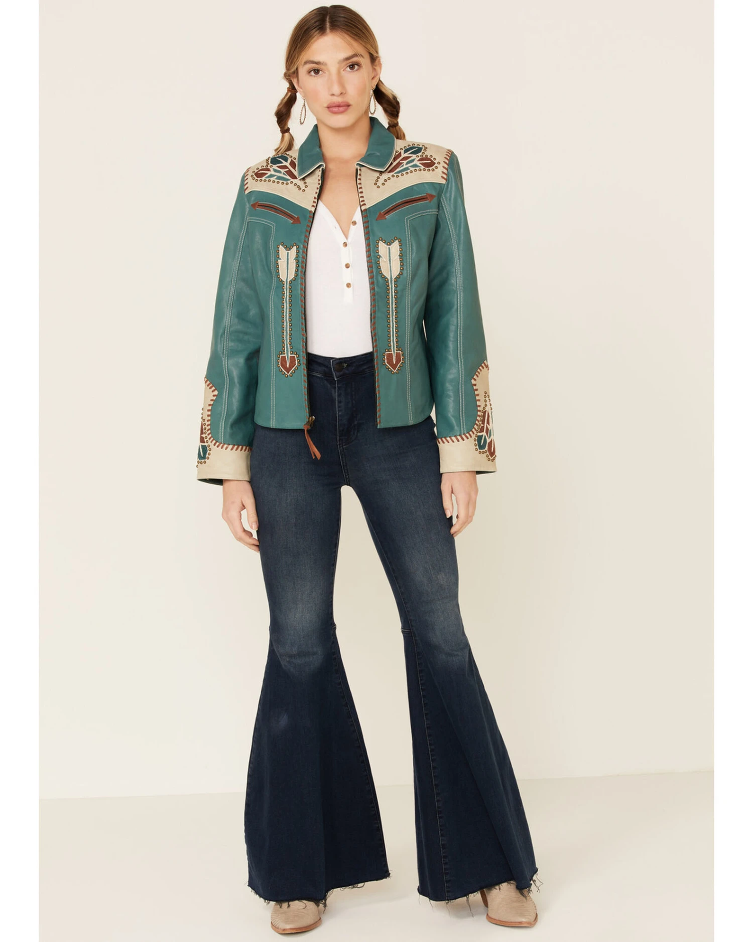 Double D Ranch Women's Let's Smoke The Peace Jacket 3 Double D Ranch Women's Let's Smoke The Peace Jacket