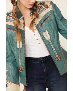 Double D Ranch Women's Let's Smoke The Peace Jacket 9 Double D Ranch Women's Let's Smoke The Peace Jacket -Western Cowboy Equipment Store 2000337242 300 P3