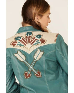 Double D Ranch Women's Let's Smoke The Peace Jacket 10 Double D Ranch Women's Let's Smoke The Peace Jacket -Western Cowboy Equipment Store 2000337242 300 P5