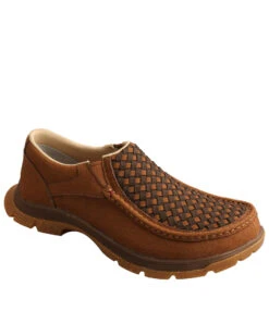 Twisted X Men's Brown Basket Weave Chukka Shoes - Moc Toe -Western Cowboy Equipment Store 2000338903 200 P1