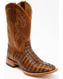 Cody James Men's Exotic Caiman Tail Skin Western Boots - Broad Square Toe -Western Cowboy Equipment Store 2000338956 200 P1