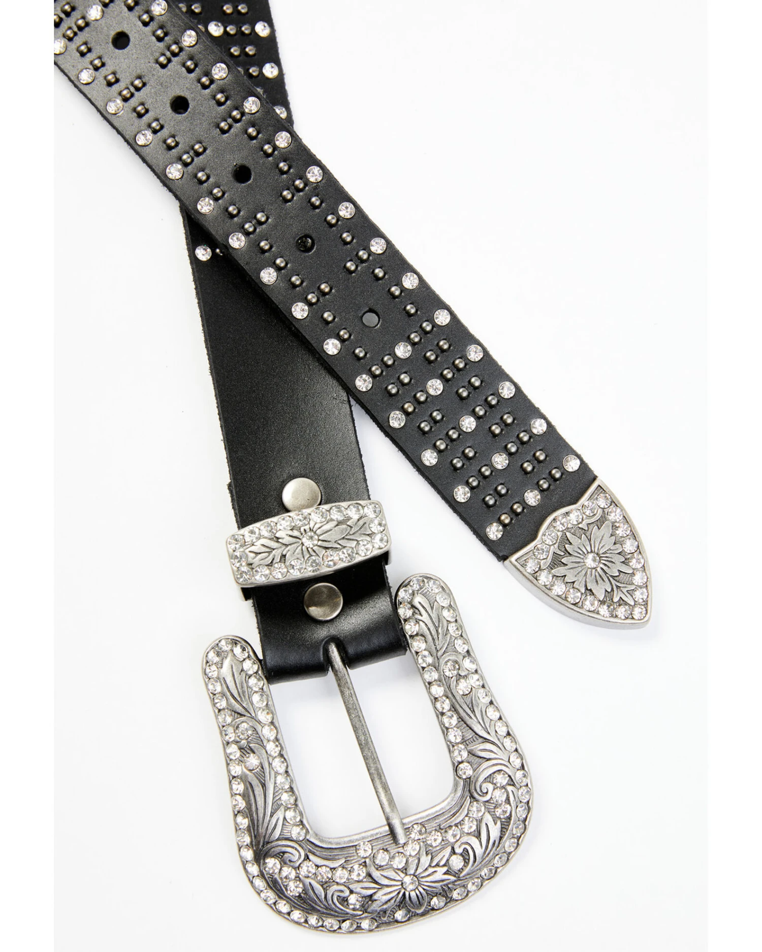 Shyanne Women's Triple Row Bling Belt 4 Shyanne Women's Triple Row Bling Belt - Image 2