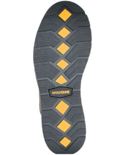 Wolverine Men's Brown Hellcat Waterproof Work Boots - Soft Toe