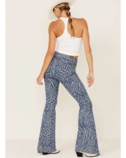 Ariat Women's Animal Print High Rise Flare Jeans 7 Ariat Women's Animal Print High Rise Flare Jeans -Western Cowboy Equipment Store 2000348930 400 P3