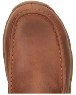 Justin Men's Cappie Brown Cowhide Leather Casual Lace-Up Shoe - Moc Toe -Western Cowboy Equipment Store 2000348997 200 P6