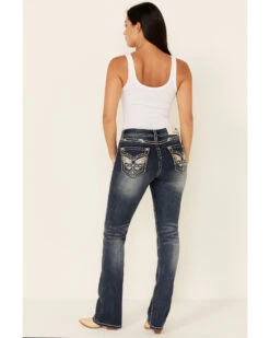 Grace In LA Women's Winged Cross Bootcut Jeans -Western Cowboy Equipment Store 2000349863 420 P4