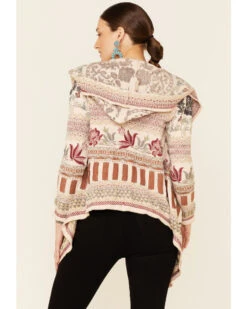 Johnny Was Women's Alabaster Cordelia Short Hoodie Jacket -Western Cowboy Equipment Store 2000350281 110 P4