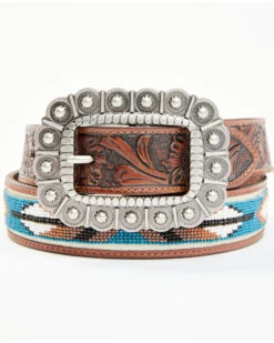 Idyllwind Women's Genuine Leather Windriver Seed Bead Belt -Western Cowboy Equipment Store 2000351940 200 P1