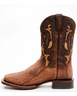 Dan Post Men's Shark Suede Coganc Exotic Western Boots - Broad Square Toe -Western Cowboy Equipment Store 2000354885 235 P3