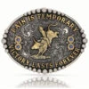 Montana Silversmiths Women's Pain Is Temporary Bull Riding Buckle -Western Cowboy Equipment Store 2000355724 040 P1