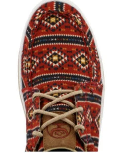 Twisted X Men's HOOey Multi Southwestern Print Causal Lace-Up Loper - Moc Toe -Western Cowboy Equipment Store 2000355854 900 P6