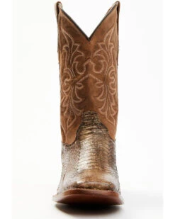 Cody James Men's Cobra Brown Exotic Western Boots - Broad Square Toe -Western Cowboy Equipment Store 2000356778 200 P4