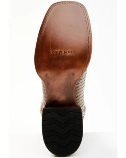 Cody James Men's Cobra Brown Exotic Western Boots - Broad Square Toe -Western Cowboy Equipment Store 2000356778 200 P7
