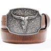 Cody James Men's Longhorn Scroll Buckle Belt -Western Cowboy Equipment Store 2000358940 200 P1