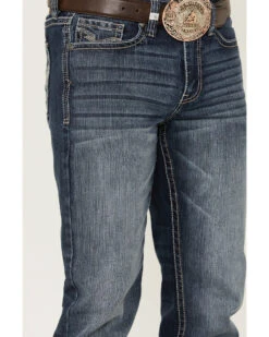 Cody James Men's Moonlight Medium Wash Stretch Slim Straight Jeans -Western Cowboy Equipment Store 2000359291 414 P2