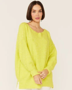 Free People Women's Citron Moira Slouchy Tunic Sweater 7 Free People Women's Citron Moira Slouchy Tunic Sweater -Western Cowboy Equipment Store 2000359565 700 P1