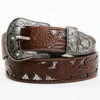 Shyanne Women's Brown Tooled Floral Cut Out Underlay Western Belt -Western Cowboy Equipment Store 2000359616 200 P1
